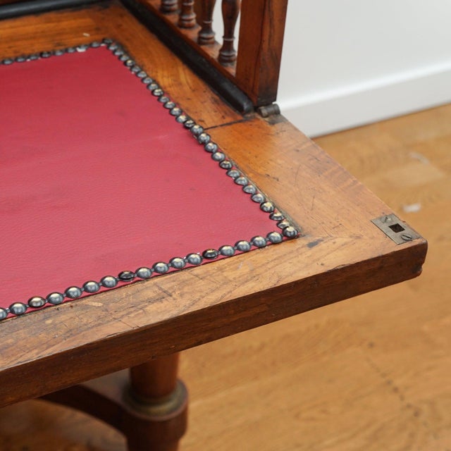 Fornasetti Fornasetti Decorated Antique Italian Writing Desk For Sale - Image 4 of 16