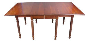 Willett Wildwood Cherry Dropleaf Gateleg Farmhouse Barley Twist Dining Table