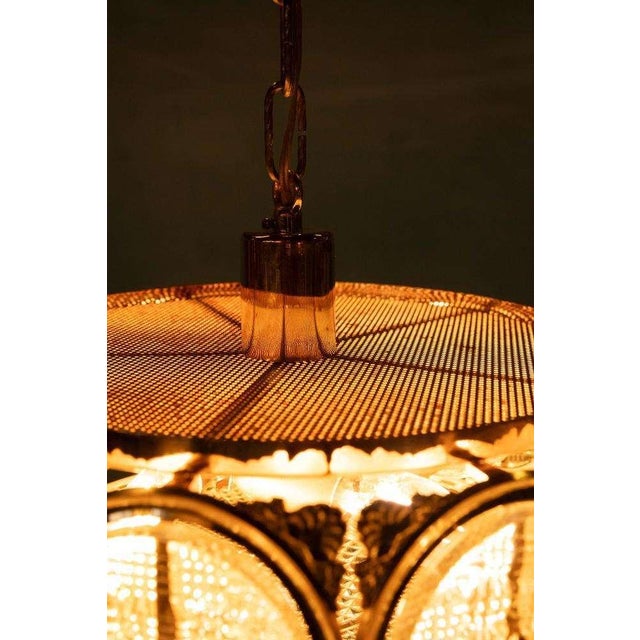 Vintage Swedish Glass Hanging Lamp, 1960s For Sale - Image 16 of 18
