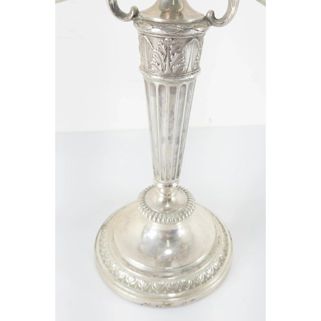19th Century Pair of German .800 Silver Candelabra With Double Eagles Signed L. Bertsch For Sale In New York - Image 6 of 13