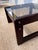 Wine Attributed to Percival Lafer Brazilian Rosewood and Glass Coffee Table and Side Tables, Set of 3, 1960s For Sale - Image 8 of 17