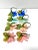 Vintage Handmade Silk Flower Napkin Rings – Multicolor Millinery, Set of 8 For Sale In Louisville - Image 6 of 9