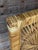 Tan Vintage Boho Coastal King-Size Sunburst Rattan Headboard For Sale - Image 8 of 12