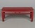 19th Century 19th Century Chinese Qing Dynasty Red Lacquered Bench For Sale - Image 5 of 11