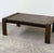 Gold Vintage Belgian Modern Brutalist Oak and Fossil Slate Coffee Table, 1970s For Sale - Image 8 of 16