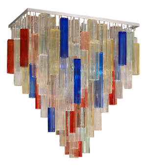 Italian Flush Mount in Murano Glass by Simoeng