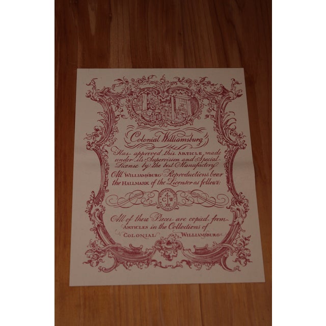 Baker Clawfoot Colonial Williamsburg Mahogany Highboy For Sale - Image 18 of 18