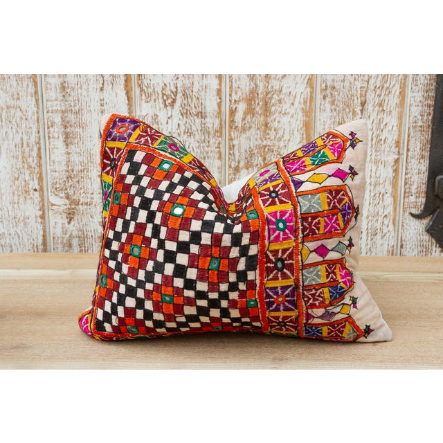 Tribal Thar Antique Tribal Grain Sack Pillow For Sale - Image 3 of 9