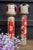 Beautiful and colorful set of traditional Kokeshi dolls. These old traditional Kokeshi are perfect for creating a unique...