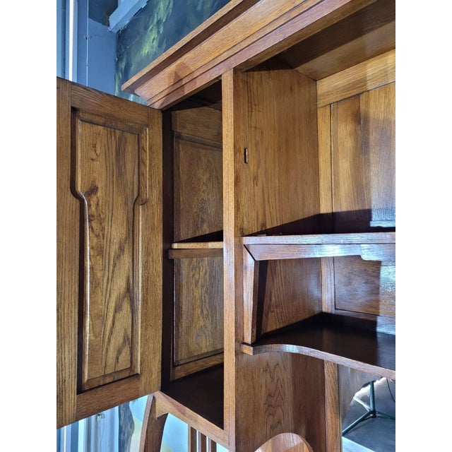 Art Nouveau Two-Part Cupboard, 1920s For Sale - Image 12 of 13