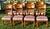 Vintage Brass Inlay Chairs Vintage Italian Regency Style Dining Chairs Set of 8 For Sale In Philadelphia - Image 6 of 18