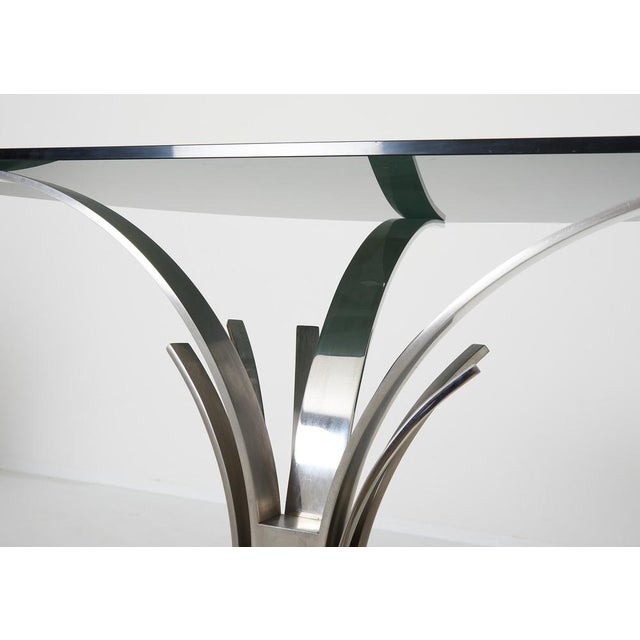 Vintage Console Table by Maria Pergay for Design Steel, 1972 For Sale - Image 11 of 12