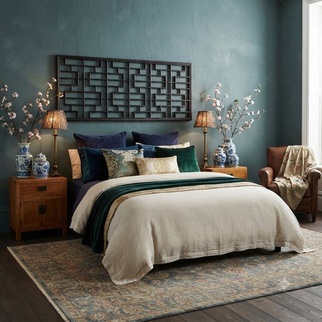 Brown Dark Brown Rustic 100" Geometric Rectangular Wood Panel Screen For Sale - Image 8 of 9