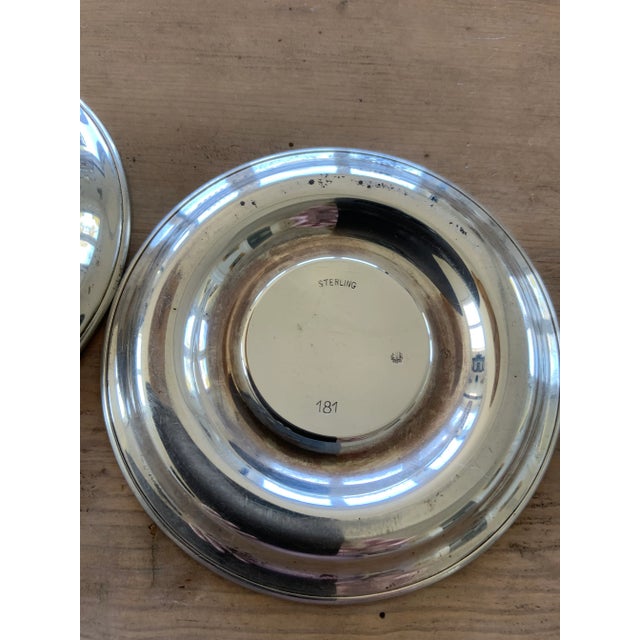 Silver Antique Wagoner Sterling Silver and Lenox Demitasse Cups and Saucers Set- 16 Pieces For Sale - Image 8 of 12
