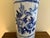 Blue Vintage Chinoiserie Blue and White Porcelain Umbrella Stand For Sale - Image 8 of 13