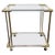 Vintage Italian Two-Tier Acrylic Glass and Glass Dry Bar Cart by Milo Baughman, 1970s For Sale - Image 9 of 9