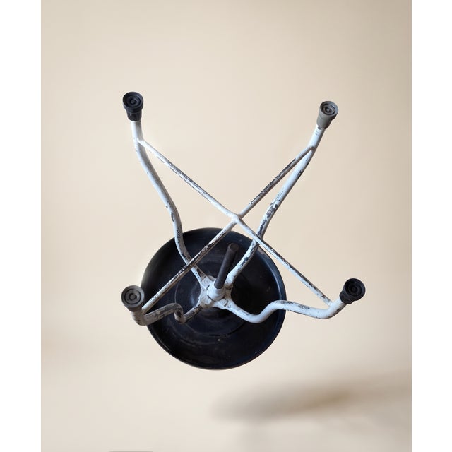 1920s Industrial Adjustable Steel Stool For Sale In Seattle - Image 6 of 6