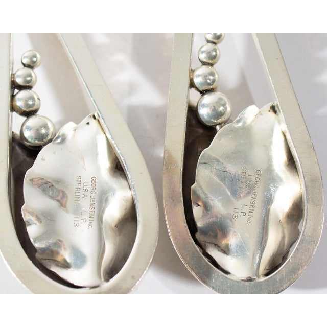 Mid 20th Century Alphonse La Paglia Georg Jensen Usa Sterling Silver Serving Utensils For Sale In Indianapolis - Image 6 of 8