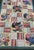 Early 20th Century Checkerboard Vintage American Hooked Rug With Geometric and Floral Designs 3'1"x4'8" For Sale - Image 5 of 7