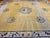 Mid 19th Century Antique Chinese Peking Rug, Handwoven Ningxia Medallion Pattern, Pale Yellow, 13' X 16' For Sale - Image 5 of 15