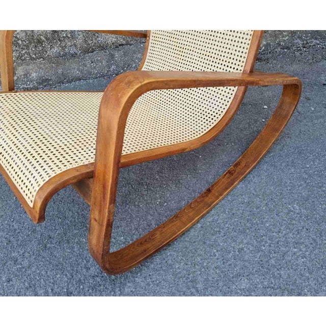 Mid-Century Modern Dondolo Rocking Chair by Luigi Crassevig, 1970s For Sale - Image 14 of 18