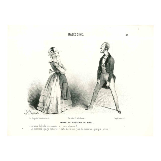 Henri Daniel Plattel, Macédoine, No. 37, Mid-19th Century, Lithograph For Sale
