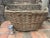 Offering an Antique Country Farm Laundry Basket. This great old basket is hand woven of Wicker Rattan with twisted Handles...