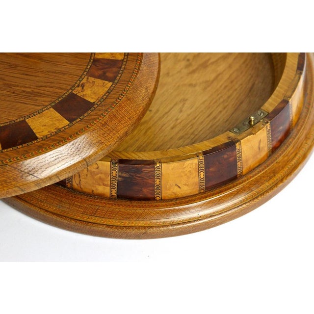 Oak Vanity Table with Candlesticks, 1890s For Sale - Image 15 of 18