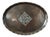 Arts & Crafts Oval Hammered Copper and Pewter Tray by Hugh Wallis, United Kingdom, 1910s For Sale