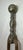 Antique 18th Century Wrought Iron Turned Brass English Fireplace Tongs Tool 24 For Sale In New York - Image 6 of 9
