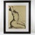Stunning woman nude pencil study by Russian painter G. Debotoiyche (20th Century). The representation is very modernistic,...