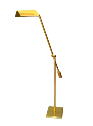 Brass Counter Balanced Floor Lamp by Chapman