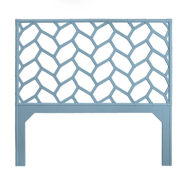 Silas Headboard Queen - Pool Blue For Sale In West Palm - Image 6 of 6