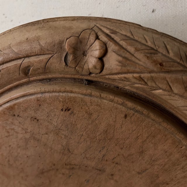 English English Bread Boards W/Carved Flower and Other Designs For Sale - Image 3 of 11