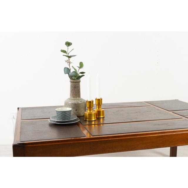 Vintage Danish Slate Coffee Table by Svend Langkilde, 1970s For Sale - Image 16 of 18