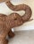 Wood Vintage Wicker Rattan Style Elephant For Sale - Image 7 of 8