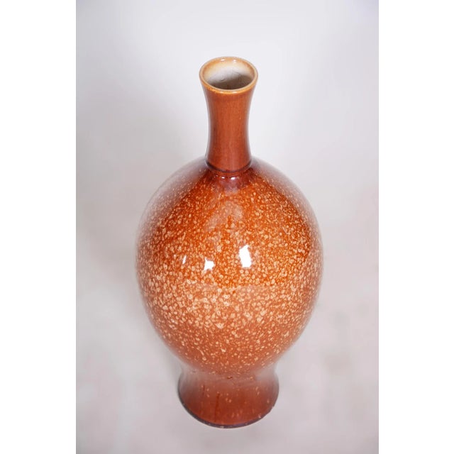 Mid-Century Glazed Ceramic Vase, 1950s For Sale - Image 6 of 6