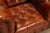 2020s Chesterfield Style Tufted Brown Leather Club Chair For Sale - Image 5 of 16