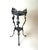 Art Nouveau Cast Iron Plant Stand with Chestnut Leaves, 1880s For Sale - Image 6 of 16