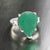 Natural Emerald Diamond Ring 7 14k White Gold 10.97 TCW Certified For Sale - Image 13 of 14