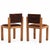 French Pair of French Brutalist Oak Side Chairs With Adjustable Tilting Backs, C 1960 For Sale - Image 3 of 5
