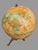 Cram's Imperial World Globe With Textured Mountain Ranges & Paw Footed Iron Base For Sale - Image 11 of 12