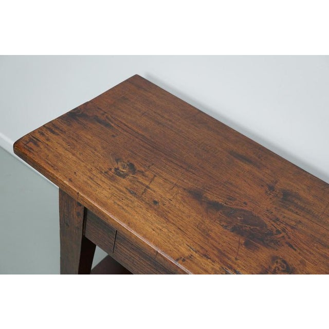Rustic Dutch Coffee Table in Teak and Oak For Sale - Image 6 of 18