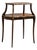 1880-1889 France Rich Walnut Brown Two-Tier Walnut Side Table For Sale