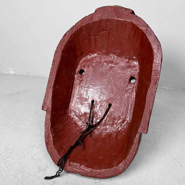 Traditional Wooden Tengu Mask, 1920s For Sale - Image 15 of 16