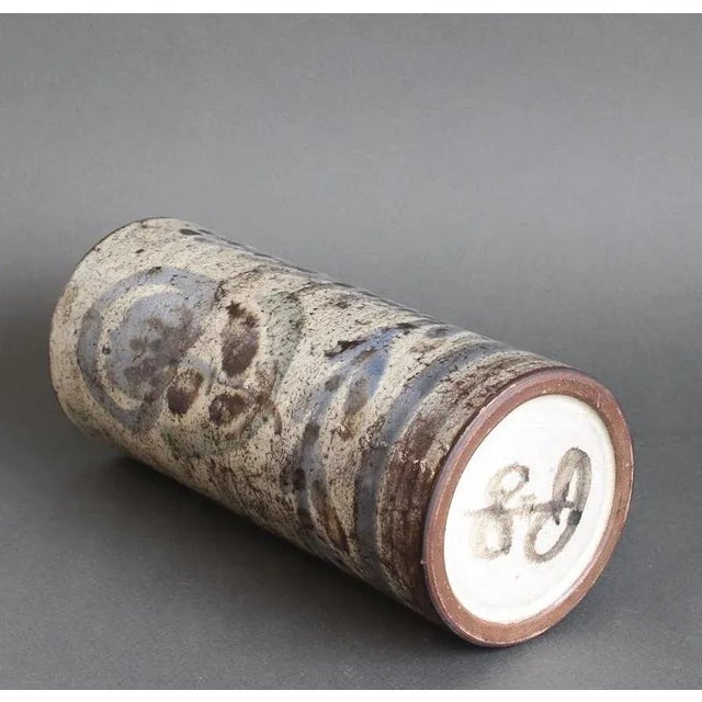 Ceramic Vintage French Ceramic Flower Vase by Le Mûrier, 1960s For Sale - Image 7 of 11