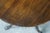 Antique Georgian Style Round Mahogany Tripod Base Candle Stand Wine Side Table For Sale - Image 6 of 18