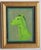 Contemporary Horse Portrait Green Minimalism Abstract Art Deco Original Oil Painting Cleo Plowden For Sale - Image 3 of 7