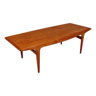 Danish Teak Coffee Table by Johannes Andersen for Silkborg, 1960s For Sale