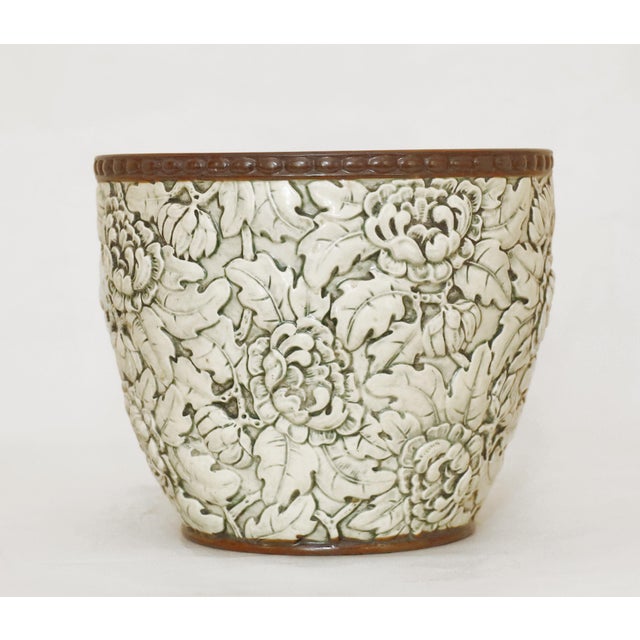Eichwald Ceramic Flower Pot Art Nouveau flower pot – cachepot, produced circa 1910. Made by the Eichwald Ceramics and...